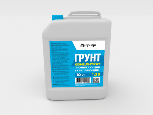 Грунт Грида концентрат проникающий укрепляющий 1:25