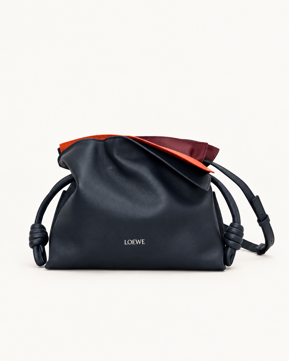 Сумка LOEWE Flamenco Layered Mini, многоцветный тёмно-синий оттенок