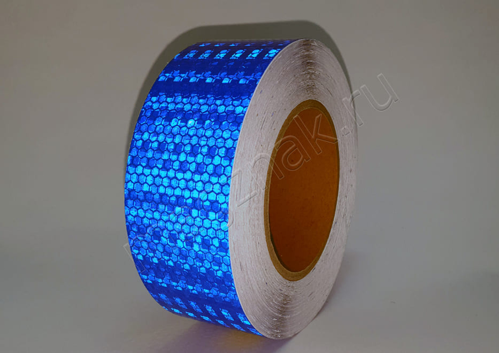 Лента маркировочная синяя тип Б, микропризматическая световозвращающая