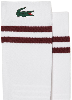 Теннисные носки Lacoste Breathable Jersey Tennis Socks 1P - белый