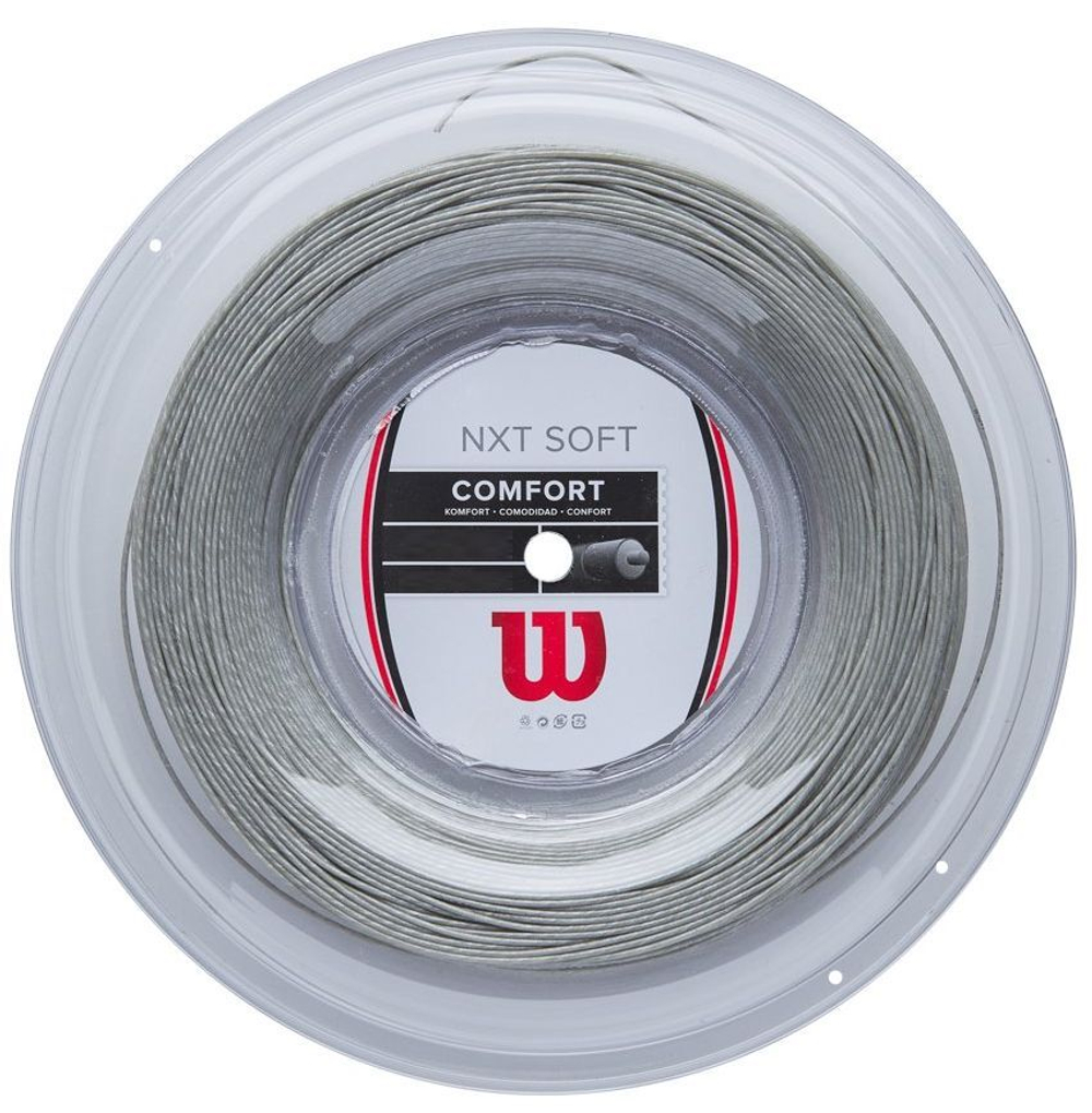 Струны теннисные Wilson NXT Soft (200 m) - silver