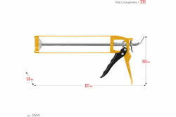 Скелетный усиленный пистолет для герметиков STAYER Master 310мл 0666