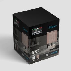 Настольная лампа Rivoli Eleanor 7070-502 1 * Е14 40 Вт керамика кофейная | Настольные лампы Rivoli