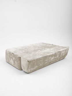Бескаркасный диван Wispa, велюр мрамор, 190х100