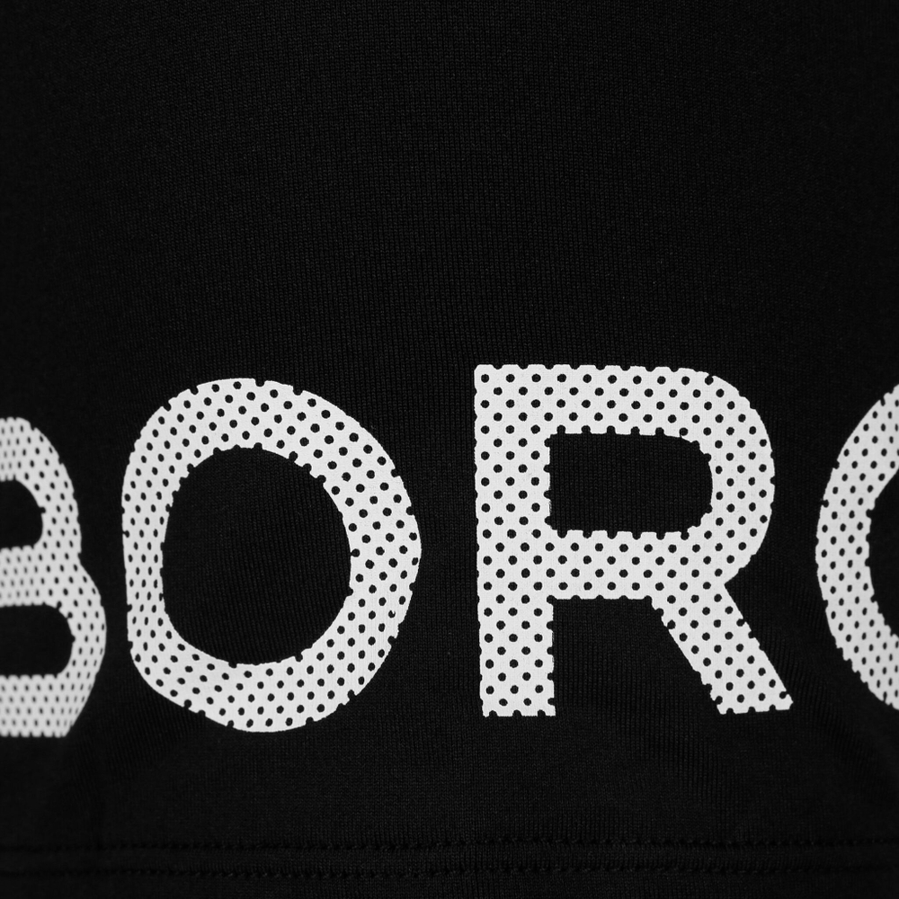 Мужское теннисное поло Björn Borg Borg T-Shirt Men - Black, White