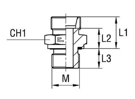 Штуцер FE DS12 M18x1.5 (корпус) CAST
