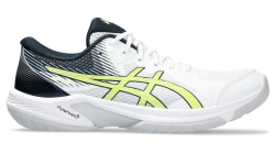 Мужские кроссовки для сквоша/бадминтона Asics Beyond FF - white/glow yellow