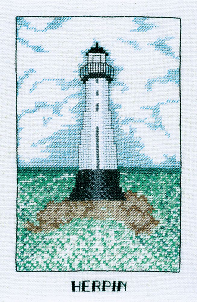 Набор для вышивания нитками Le Bonheur des Dames, Phare Herpin” (Маяк Herpin), 10,5х17,5 см Набор для вышивания нитками Le Bonheur des Dames, Phare Herpin” (Маяк Herpin), 10,5х17,5 см