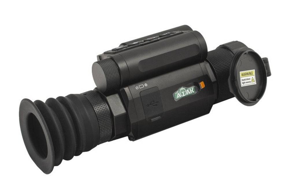 Прицел тепловизионный ATAK ET23-35LRF PRO x3.7/7.4/14.8/22.2/29.6, 384x288, лазерный дальномер, ø35мм, обнаруж.1400м