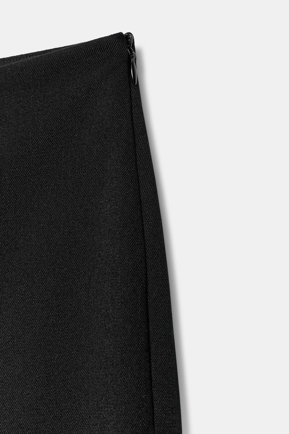 ZARA БРЮКИ ПРЯМОГО КРОЯ ИЗ ШЕРСТИ — ZW COLLECTION, ЧЕРНЫЙ