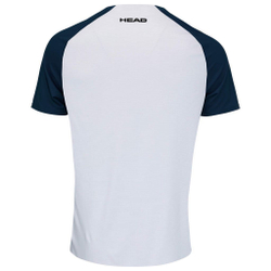Футболка для мальчика теннисная Head TOPSPIN T-Shirt - print perf/petrol