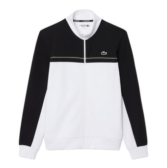 Мужская теннисная кофта Lacoste Sport Zipped Colour-Block -black/white