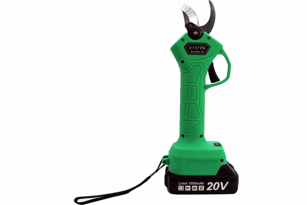 Секатор аккумуляторный Zitrek GreenNer 20 (20В, 1,5Ач Li-ion аккум. 2шт., зу, кейс) 082-1855