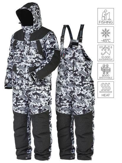 Костюм NORFIN Explorer 2 Camo Heat с электроподогревом