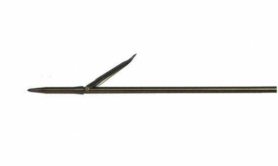 Гарпун Scorpena d7мм 1150 мм из 17-4PH с зацепами-плавниками sharkfin
