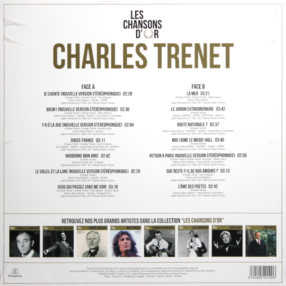 Charles Trenet / Les Chansons D'or (LP)