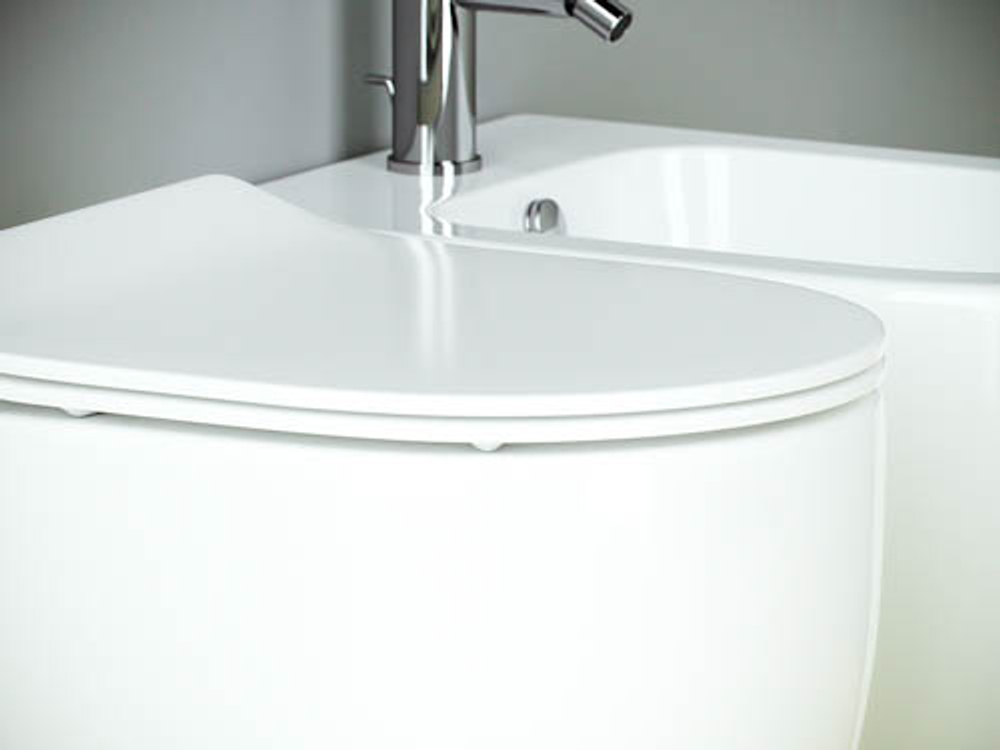 Напольный приставной унитаз Ceramicanova Метрополь (Metropol) Безободковый (Rimless) CN4004