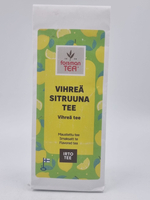 Чай зеленый Forsman Sitruuna с лимоном, 60 г (из Финляндии)