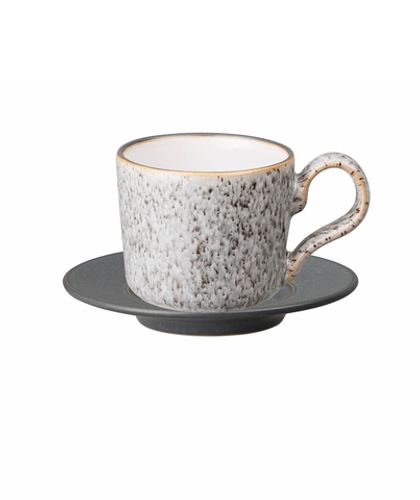 Чашка кофейная с блюдцем 100мл Denby Студио Грэй
