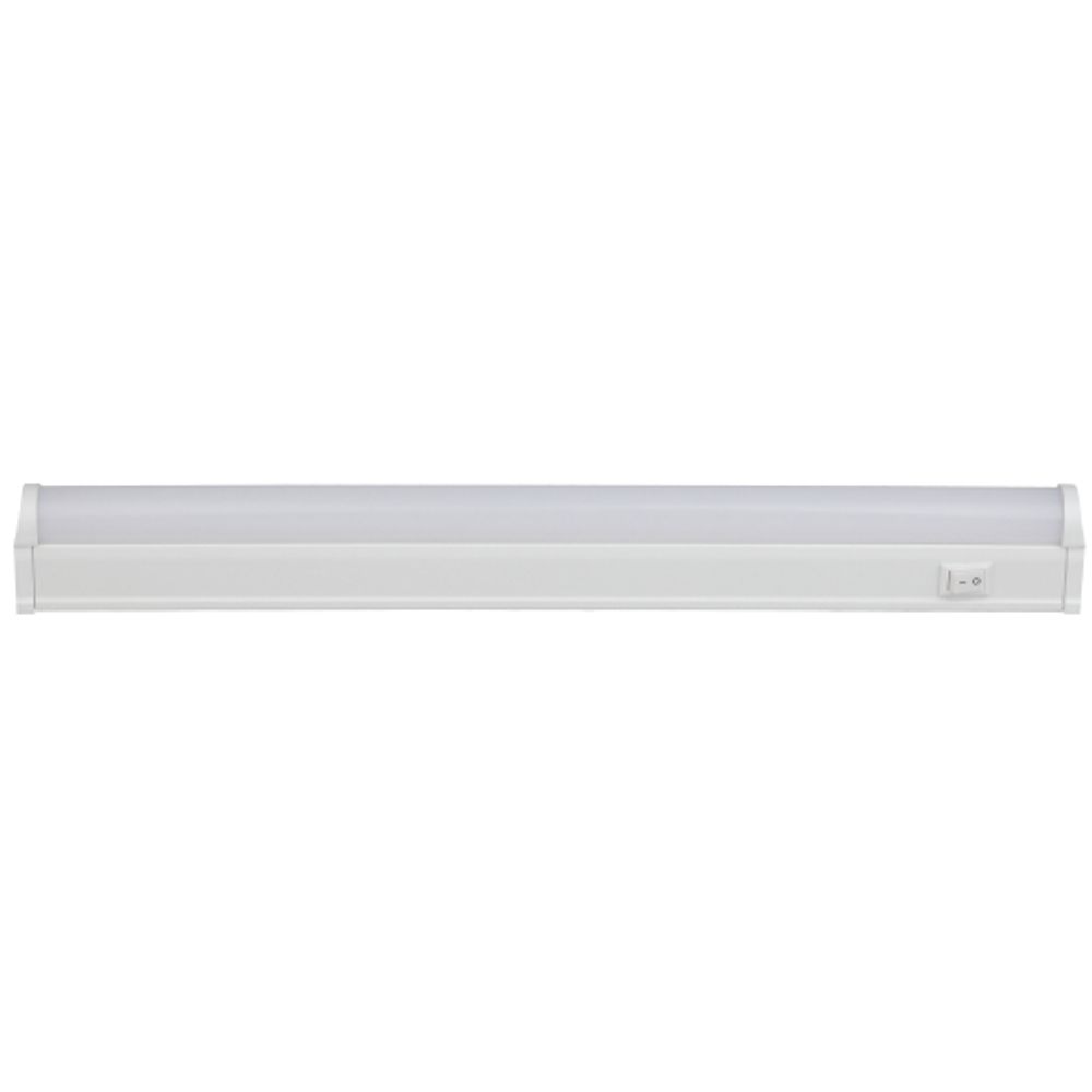 Линейный светодиодный светильник ЭРА LLED-01-04W-4000-W 4Вт 4000K L314мм с выключателем | Бытовые светодиодные линейные светильники