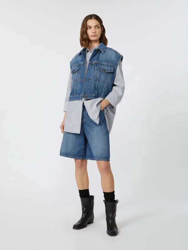 Жилет джинсовый женский WEEKEND MAX MARA MAPPA