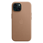 Тканевый чехол с поддержкой MagSafe Apple FineWoven Case для iPhone 15, Taupe (Светло-бежевый)
