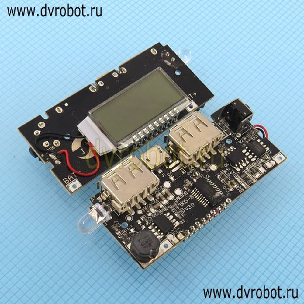 Зарядный модуль 5V/2.1A/2USB