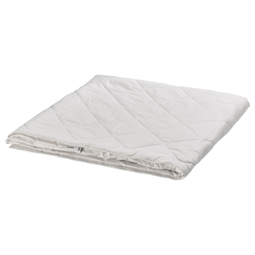 Евро одеяло IKEA MJUKDAN (МЮКДОН), Стеганое, Всесезонное, Белый, 220x240 см