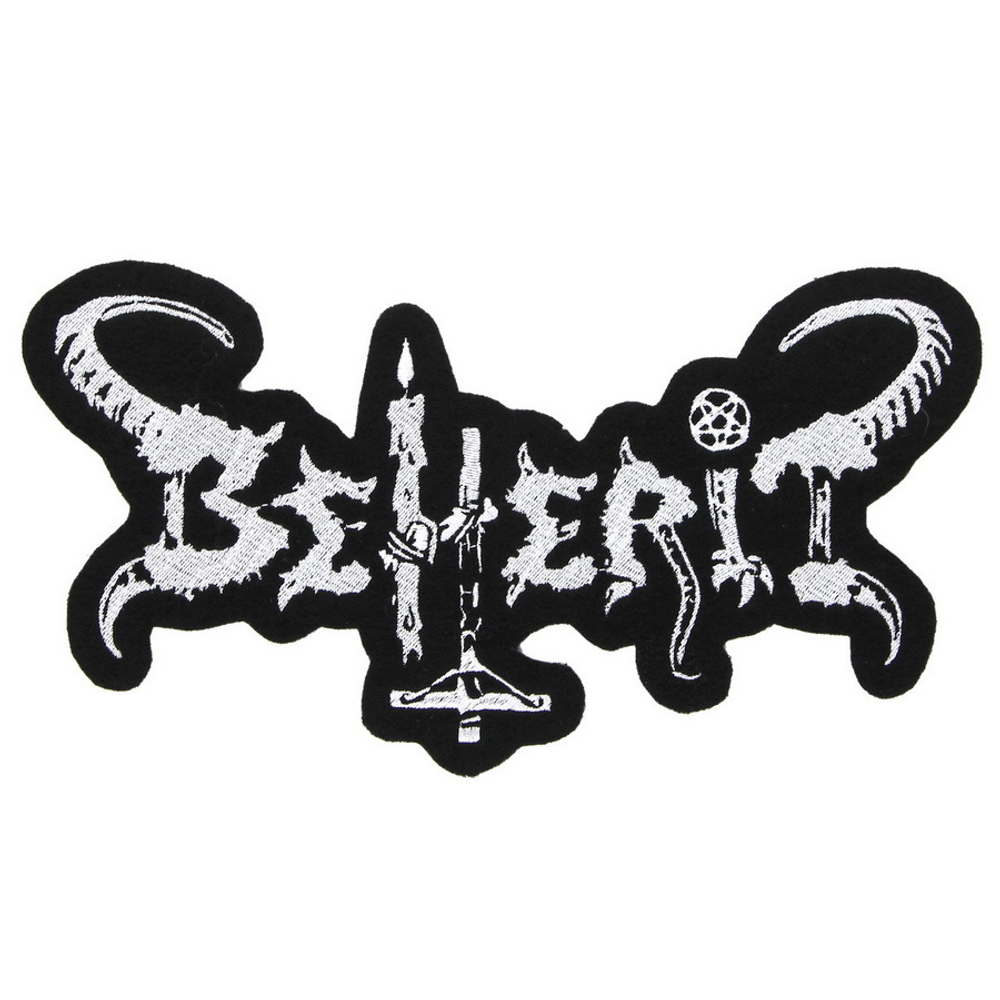Нашивка спиновая с вышивкой группы Beherit