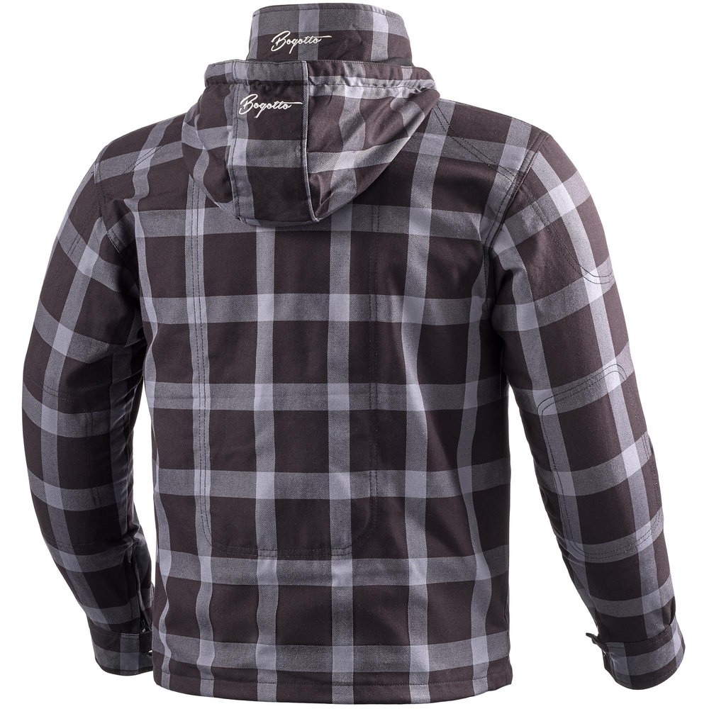 Bogotto Lumb-R Motorcycle Zip Hoodie Серая