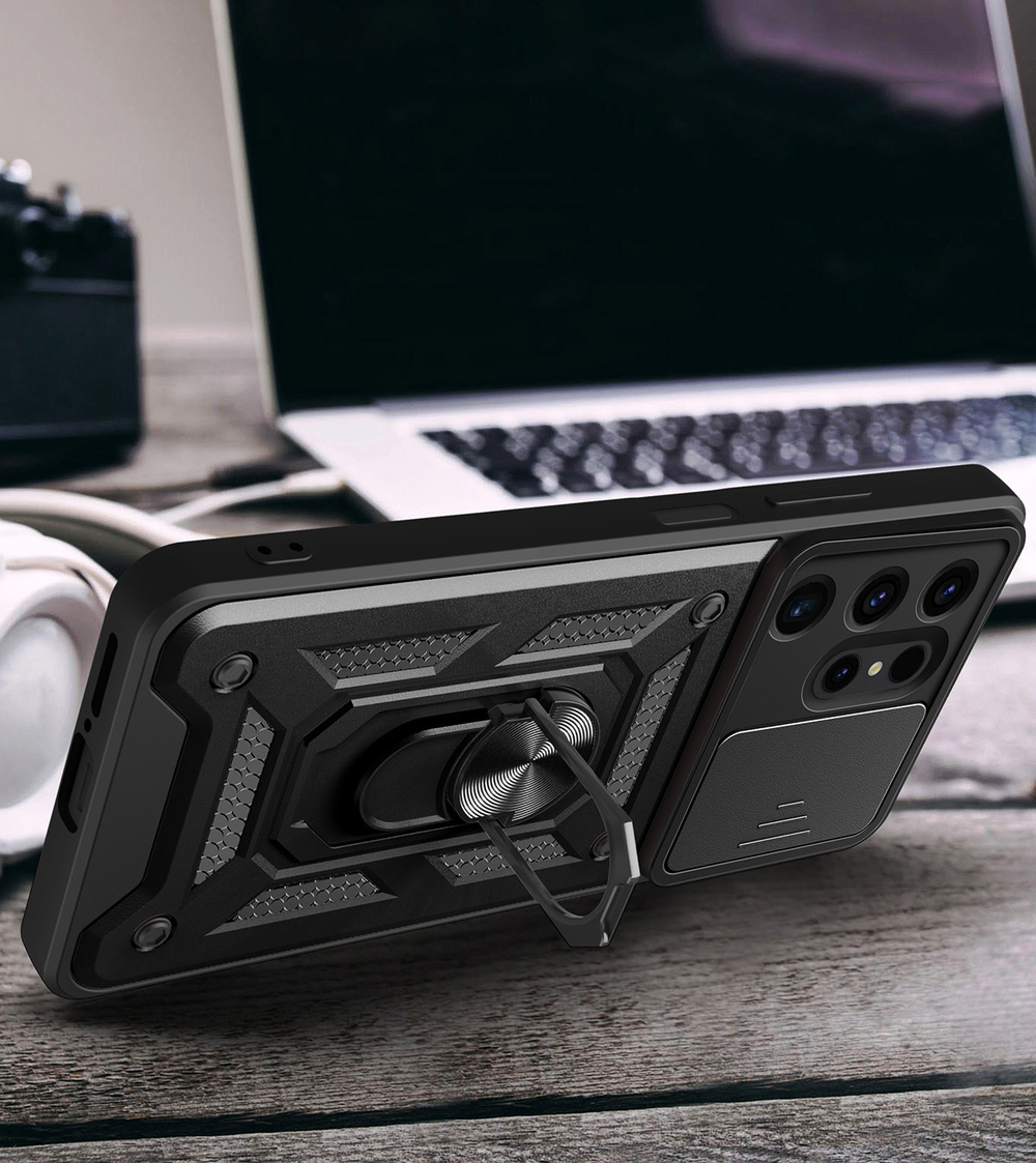Чехол с кольцом Bumper Case для Samsung Galaxy S24 Ultra