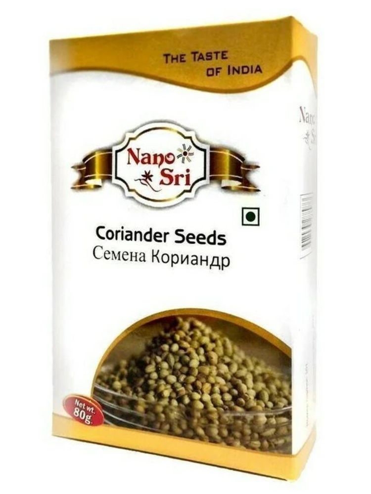 Кориандр Nano Sri Coriander Seeds 80 г, 2 шт
