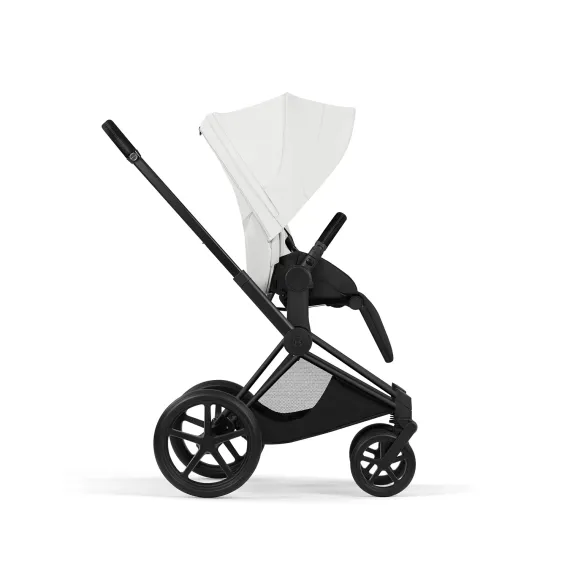 Детская коляска Cybex Priam V Style 2 в 1 Off White на раме Matt Black