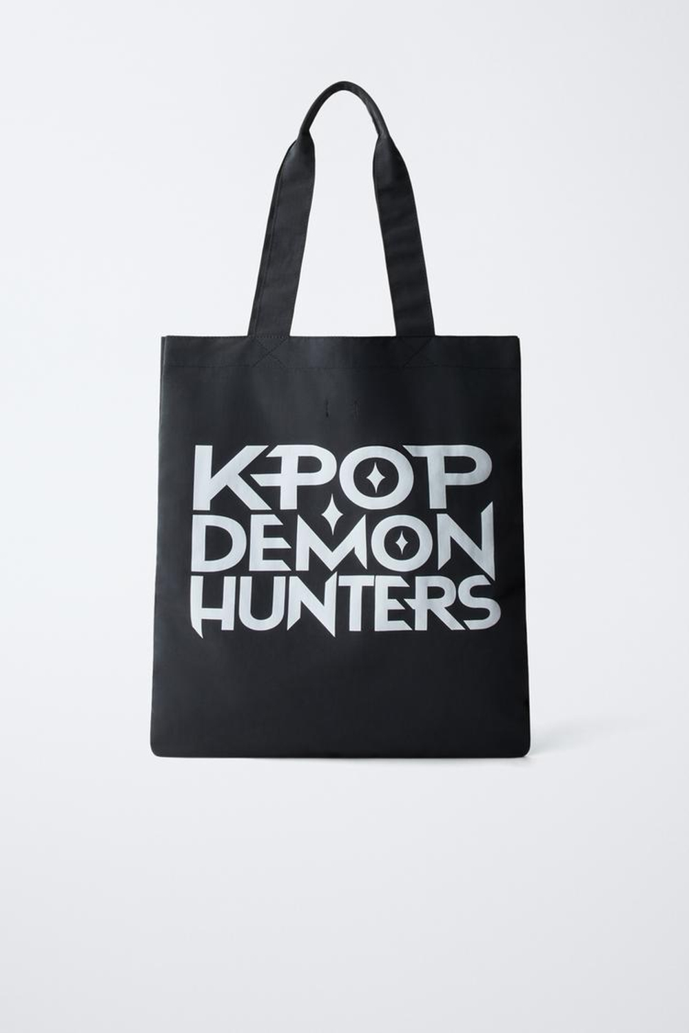 ZARA СУМКА-ШОПЕР KPOP DEMON HUNTERS™ NETFLIX ©, ЧЕРНЫЙ