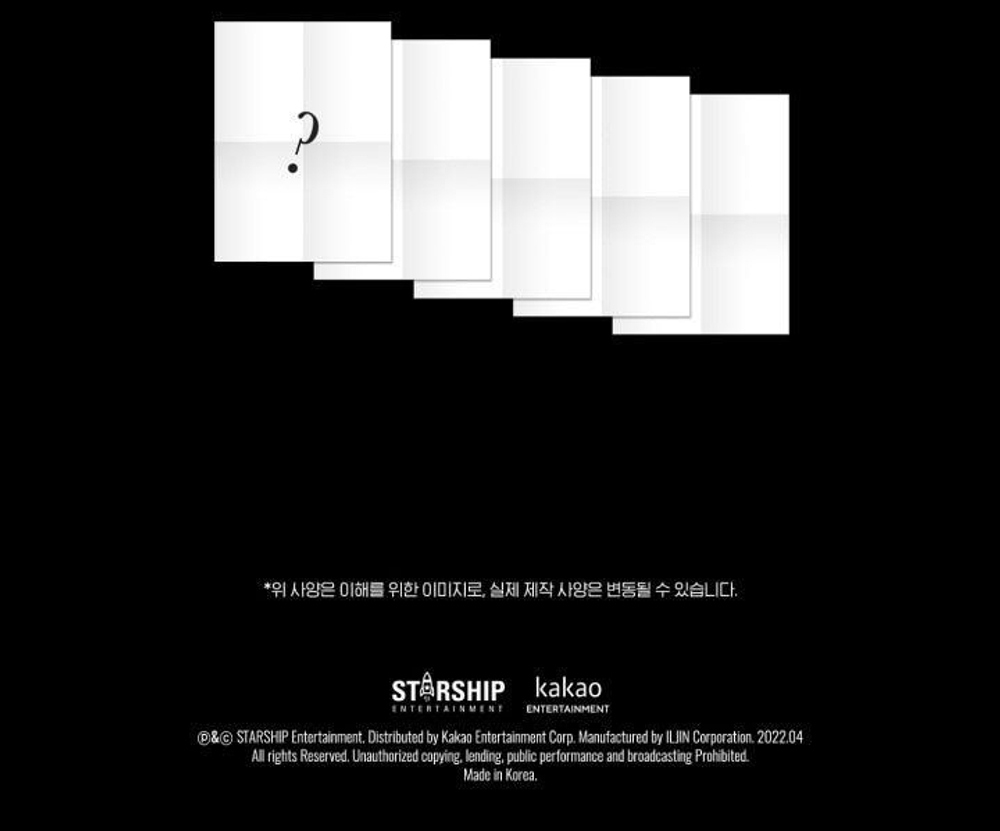 Альбом MONSTA X - SHAPE of LOVE 11th Mini Album 4 Version SET