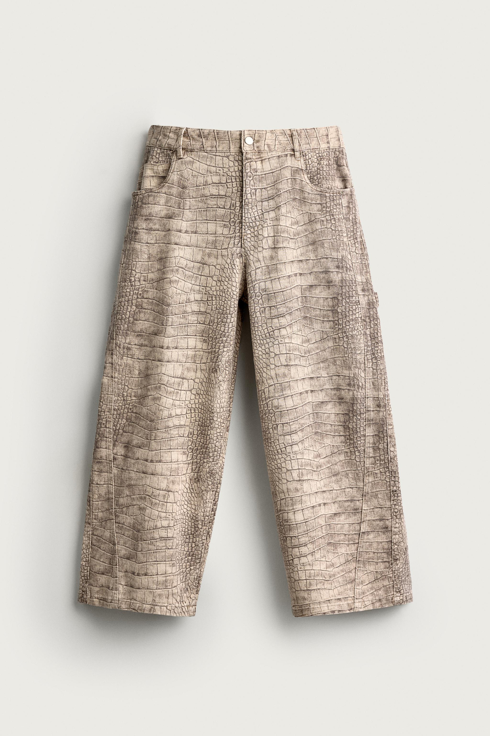 БРЮКИ RELAXED FIT С АНИМАЛИСТИЧНЫМ ПРИНТОМ — ZARA