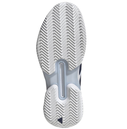 Женские Кроссовки теннисные Adidas Adizero Ubersonic 5 W Clay - cloud white/dark blue/crystal sky