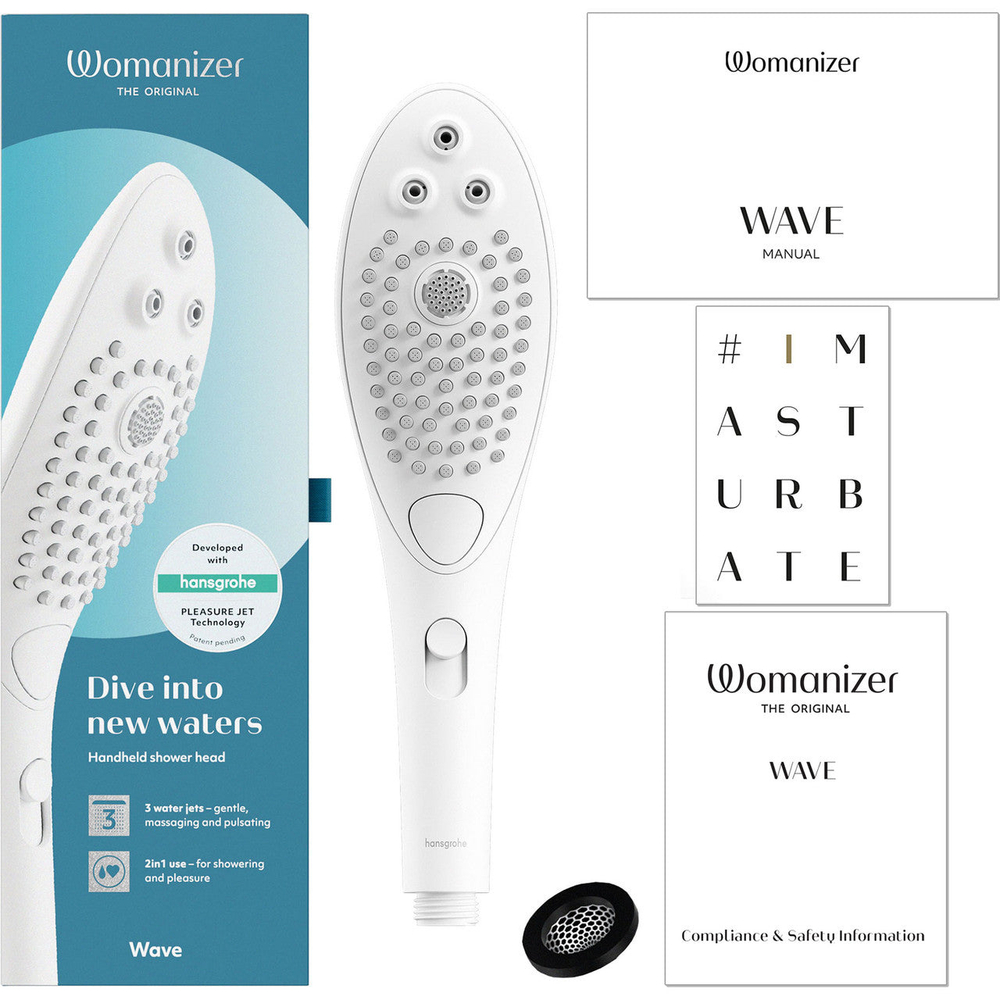 Стимулирующая Насадка для Душа и Массажа Womanizer Wave