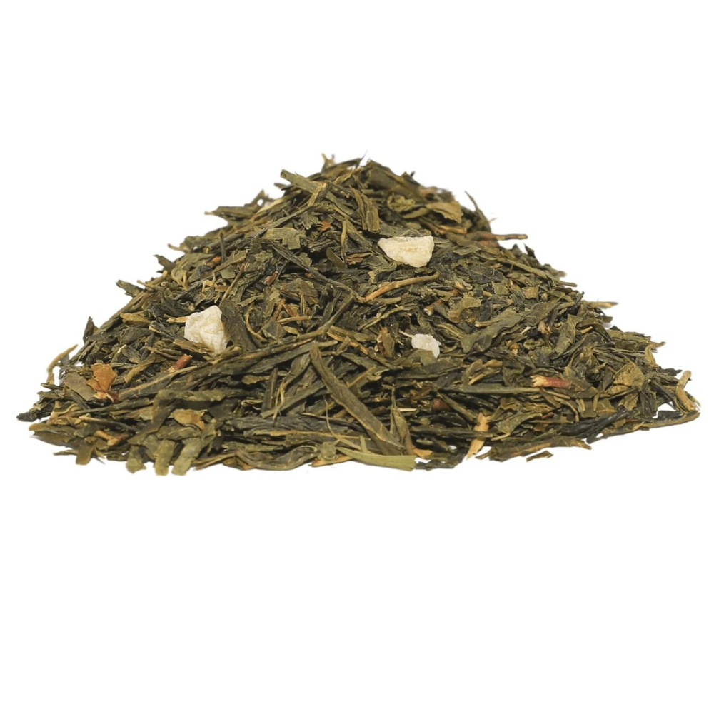 Зеленый чай Сенча из Китая со свежим бергамотом Nordqvist Green Earl Grey 80 г (из Финляндии)