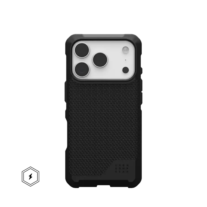 UAG Metropolis LT Kevlar with MagSafe Series Case for Apple iPhone 17 Pro Kevlar Black (Чёрный)