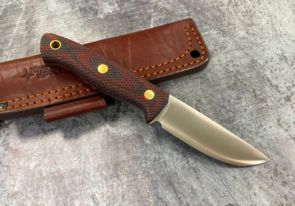 Нож Fang, N690, микарта, 223.1354, красно-черный