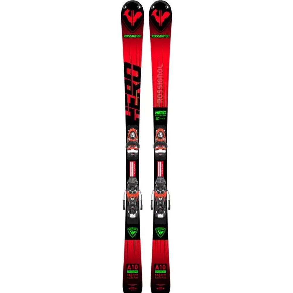 ROSSIGNOL юниорский слалом HERO ATHLETE SL PRO 135 см без креплений/ с креплениями NX 7/с креплениями NX 10/с креплениями SPX 10 black / с креплениями SPX 10 hot red
