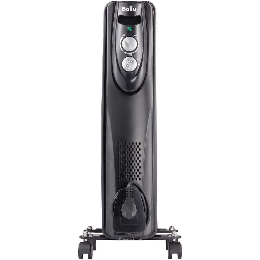 Масляный радиатор Ballu Classic black BOH/CL-09BRN 2000 (9 секций)