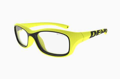 Спортивные очки с диоптриями Demetz Softness R / Lime / Black Colorless Cat.0