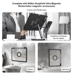 Чехол книжка с встроенной подставкой-магнитом от Nillkin для iPad Pro 13 с 2024 года, серия CamShield Pad Case
