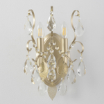 Настенный светильник Crystal Lux ESMIRALDA AP2 GOLD