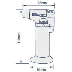 Зажигалка Zenga Torch Jet Frosty Navy