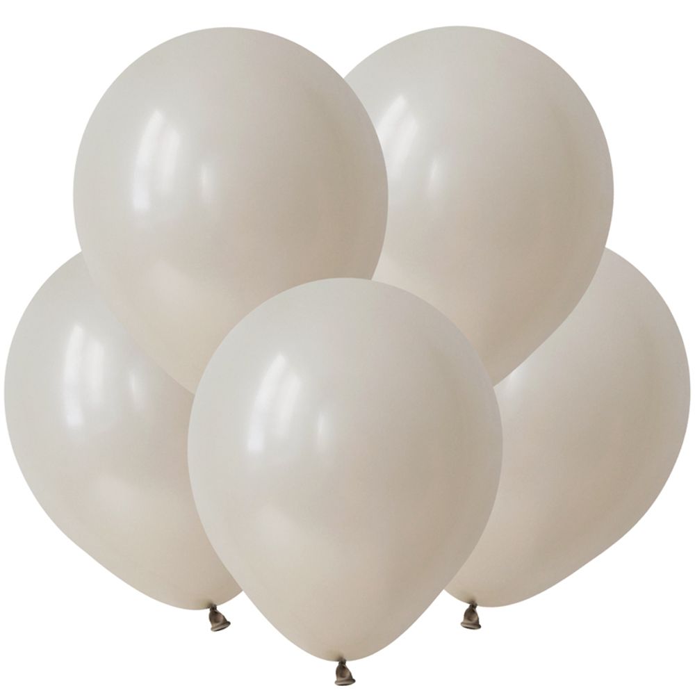 Шар 18" Белый песок пастель/ White ВП