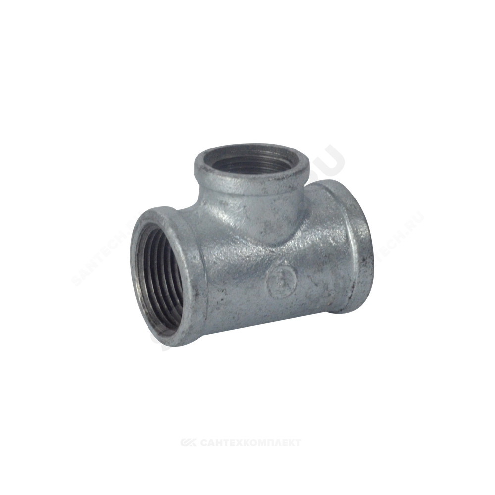 Тройник переходной чугун оц Ду 40х20 (1 1/2"х3/4") ВР/ВР Fittex PLUS