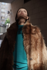 Дубленка двусторонняя Тиградо ореховая
